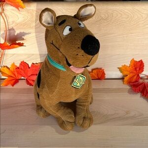 Scooby Doo Vintage Sitting Plush Stuffed Dog Gand Large 14 inches